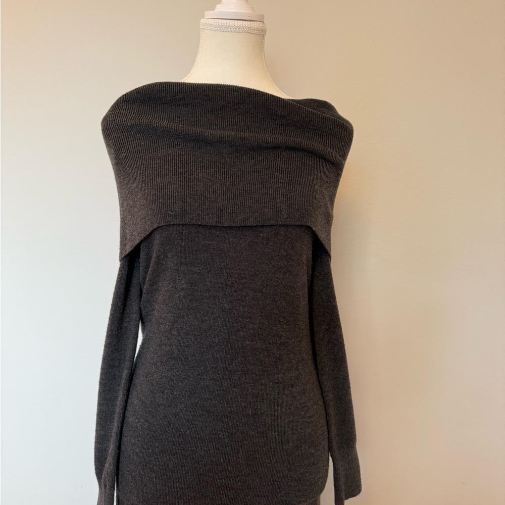 French Connection Off-Shoulder Knit Dress